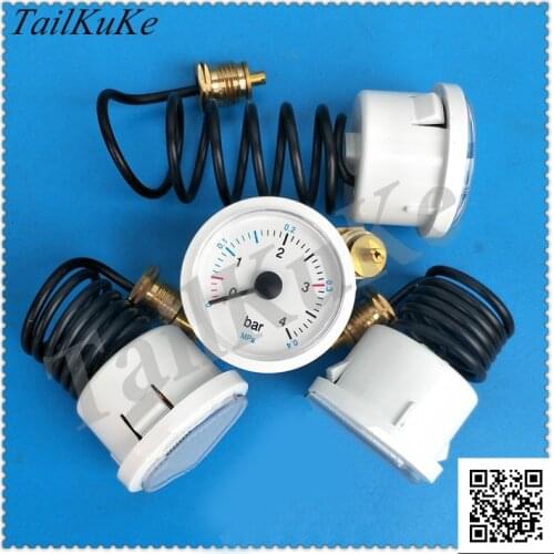 0~4BAR Capillary Wall-hanging Furnace Pressure Gauge Gas Wall-hanging Furnace Hot Water Pressure Meter
