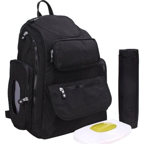 Multifunctional large-capacity mummy bag backpack messenger mom bag mother and baby backpack fashion pregnant women bag