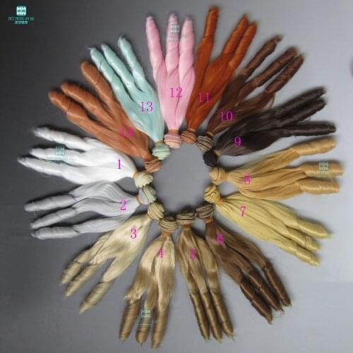 15cm*100CM Multilayer curls hair for dolls fits 1/3 1/4 1/6 BJD/SD doll accessories