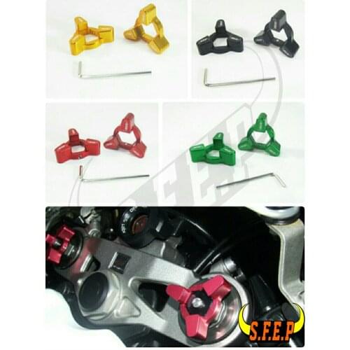 Motorcycle CNC Fork Preload Adjusters For Suzuki GSXR 1000 01-08/ GSXR 1000 07-08/ B-KING 08-09/ SV1000/S 03-07
