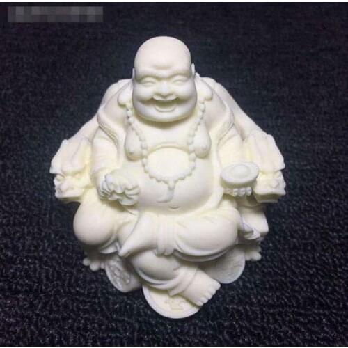 Fortune Dragon Chair BuddhaModern art sculptureHome God of Wealth Furnishing Statuette Sitting position Laughing Buddha statue
