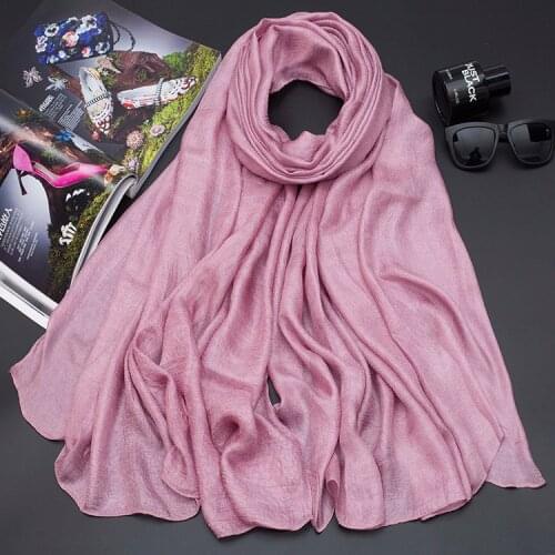 190x80cm Luxury Brand Smooth Pareo Scarf Women Large Linen Silk Sarongs Hijab Scarf Beach Foulard Bikini Cover Up Scarves Echarp