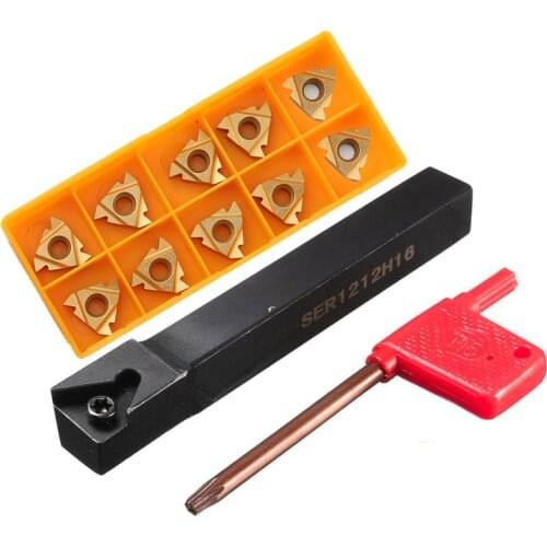 SER1010H11 SER1212H11 SER1212H16 SER1616H16 External Thread Turning Tools Holder 11ER 16ER CNC Lathe Cutter Carbide inserts