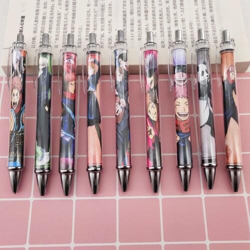 Anime Jujutsu Kaisen Cosplay Ball-point pen oil pen automatic pen animation peripheral ball-point pen pencil