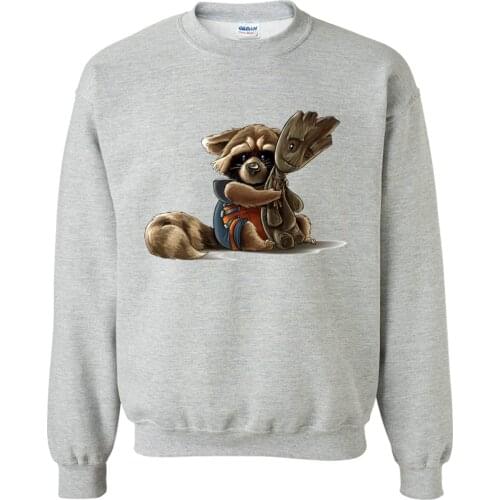 Guardians of the galaxy Rocket Raccoon Swag Mens sportswear 2018 hoodies men Funny print fashion sweatshirt fleece tracksuits