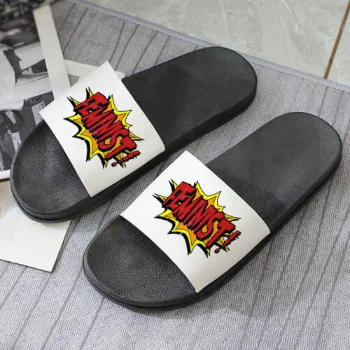 Retro fashion slippers Hot Spring Summer Vouge Harajuku Indoor and Outdoor Pattern comfortable slippers women Comfortable Slipp