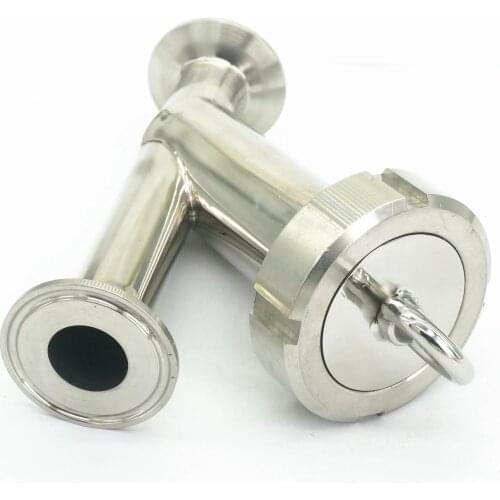 Pipe OD 25mm x Ferrule O/D 50.5mm Tri Clamp 20-150 Mesh 304 Stainless Steel Sanitary Y Type Strainer Filter Home Brew Wine