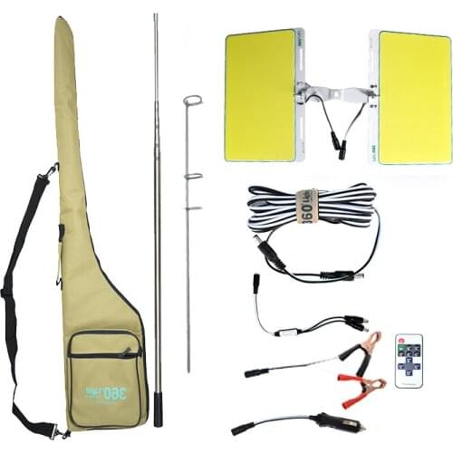 360light 12v 1100w 780pcs leds camping light waterproof camp lanterns Party garden outdoor Lighting 6000k fishing rod lights