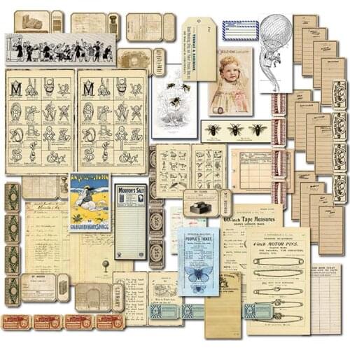 KSCRAFT Vintage Collection Paper Stickers for Scrapbooking DIY Projects/Photo Album/Card Making Crafts