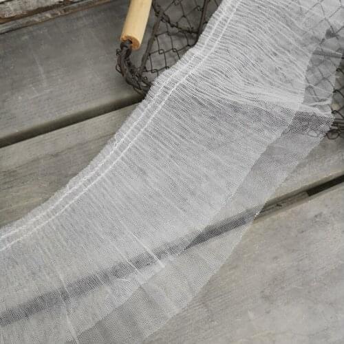 3 Meters Embroidered Lace Trim Mesh Ivory DIY Handicraft Home Party Decorations Clothing 2 Layers Lace Accessories 13cm Width