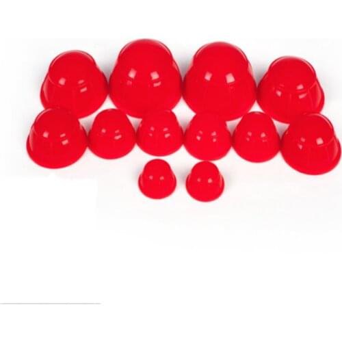 Vacuum Cans Suction Cups Massage Ventouse Anti Cellulite Cupping Set Bank For Body Physical Therapy Health Care Blue Device 12pc