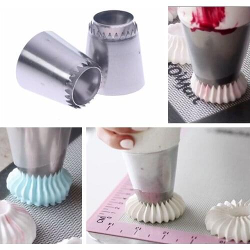 795# 796# Hot Sale Lace Flower Ring Metal Cookies Mold Piping Nozzles Russian Nozzles Icing Baking Piping Nozzles Set