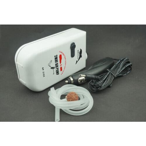 Car Charger Rechargeable Adjustable Aquarium Air Pump Fish Tank Oxygen Air Pump