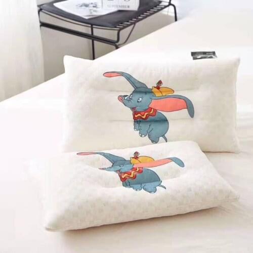 Disney Childrens Pillow 2-7 Years Old Thailand Natural Latex Pillow Sleeping Cartoon Childrens Pillow Bedroom Sleeping