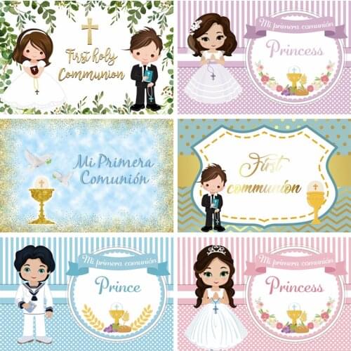 Yeele The First Communion Photography Backdrops Baby Party Show Decor Customized Portrait Photographic Backgrounds Photo Studio