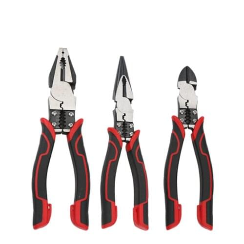 Multifunction Pliers Set Hand tools Industrial Grade Wire Cutters/Long Nose/Diagonal Nose Pliers High Hardness and Durability