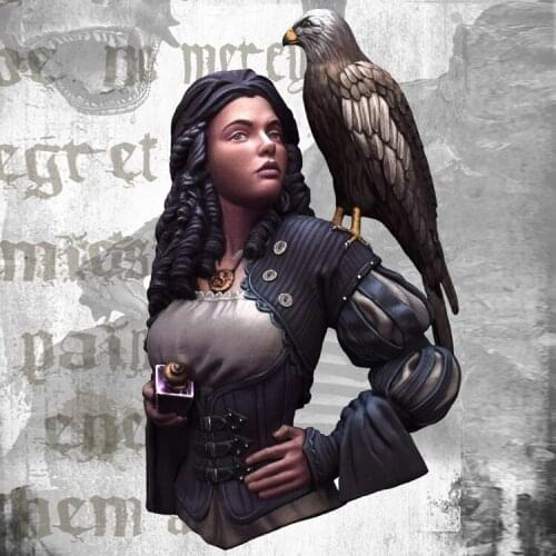 1/12 Resin Character Bust Model Eagle Female Warrior G X206