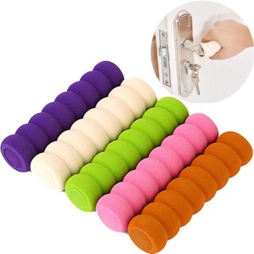 1pc Soft Foam Door Handle Protector Cover Doorknob Guard Protector Anti-collision Door Stopper Safety Baby Children Protection