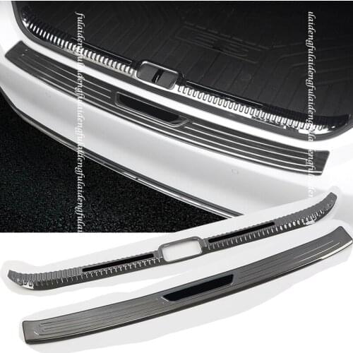 For Lexus ES ES200 260 300H 2018-2021 stainless Rear Bumper Trim Frame Scuff Sill Trunk Plate Pedal Threshold Car Accessories