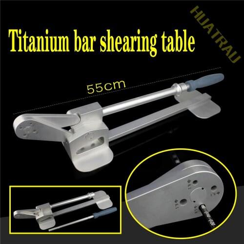 Orthopaedic instruments medical spine and lumbar spine titanium rod shearing table rod shearing device table type rod breaking p