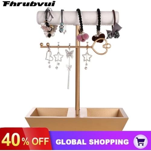 Nordic necklace earrings jewelry stand jewelry display stand creative ornaments retro European style home for girlfriend