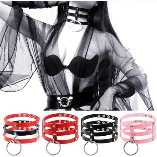 Poppers For Sex Stud necklace Bondage Set Hip-hop handmade three-row necklace Restraints Sex Toys For Woman Collar