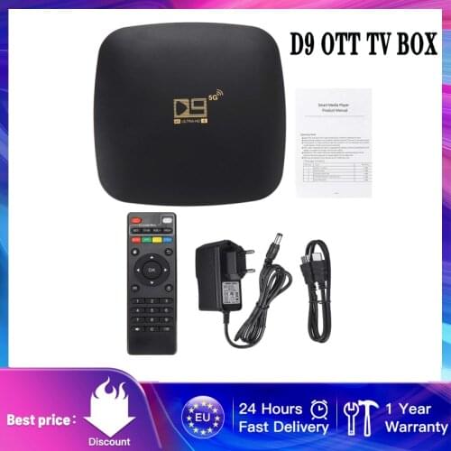 Smart TV BOX Android box 10.0 Fast Smart TV BOX 2.4G 5GWIFI 4K WiFi Set-Top TV Box Quad Core ARM Cortex A53 Set Top Box