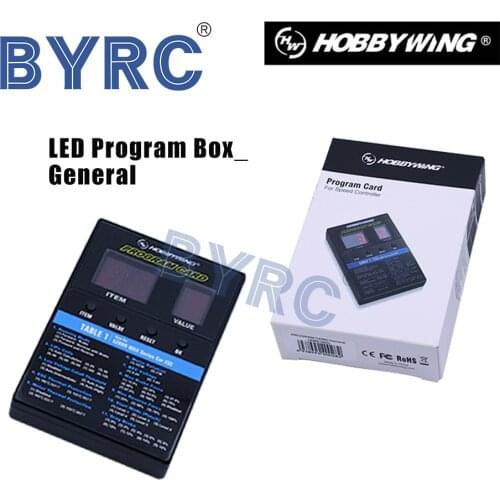 Original Hobbywing RC Car Program Card LED Program Box 2C Programm Card For XERUN / Flyfun Series Car Brushless ESC