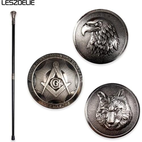 Eagle-Head Luxury Walking Stick Cane For Man Fashion Decorative Walking Stick Wolf-Head Elegant Hand Canes Vintage Knob Stick