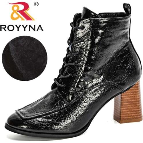 ROYYNA 2020 New Style Outdoor Keep Warm Women Snow Boots Trend Hot Sale Sneakers High Quality Plush High Top Footwear Feminimo