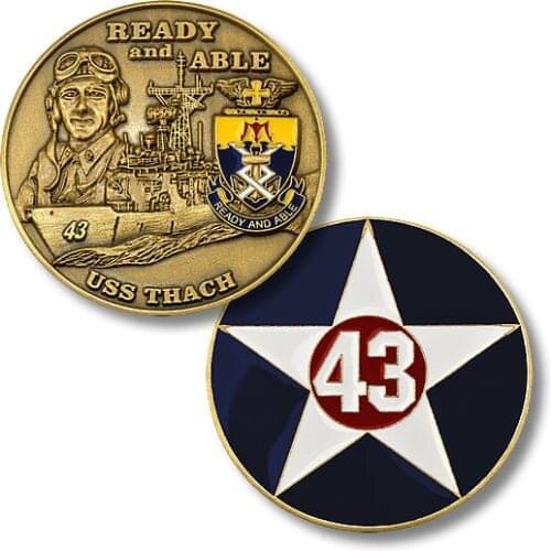 Antique gold coins low price Custom paint coin hot sales U.S. Navy Bronze Challenge Coin High quality metal enamel coins