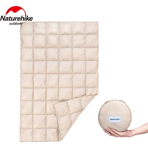 Naturehike 220g Ultralight Warm Camping Quilt Sleeping Bag Shawl Blanket Multifunction Splicable Portable Down Quilt