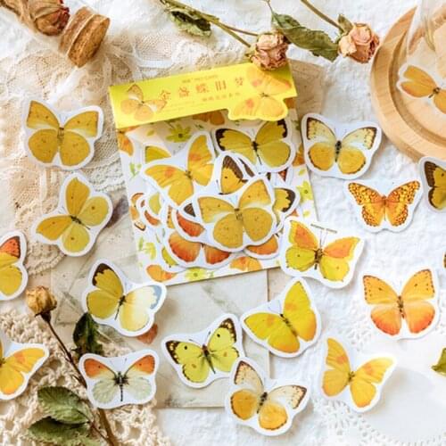 Sticker Scrapbooking Supplies Beautiful Adhesive Decorative Sticker For Gift Packaging Notebooks NK-Shopping