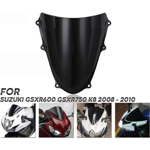 Motorcycle Air Deflector Windshield for Suzuki GSXR600R GSXR750R K8 08-10 Motorbike Accessories Motorcycle Windshield