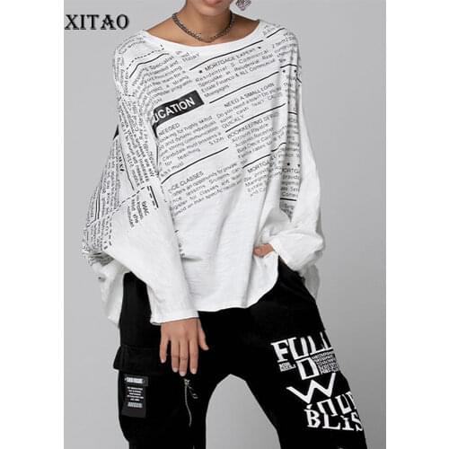XITAO Women's T-shirts With Print