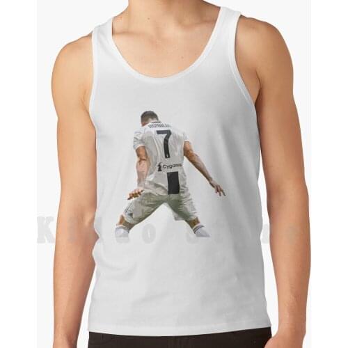 Iconic " Sii " Celebration Tank Tops Vest 100% Cotton Football Soccer Dybala Siii Sii Si Portugal