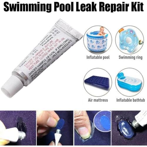 1pc PVC Puncture Repair Patch Glue Kit Adhesive For Inflatable Toy Swimming Bed Float Dinghies Pools Air H4U5