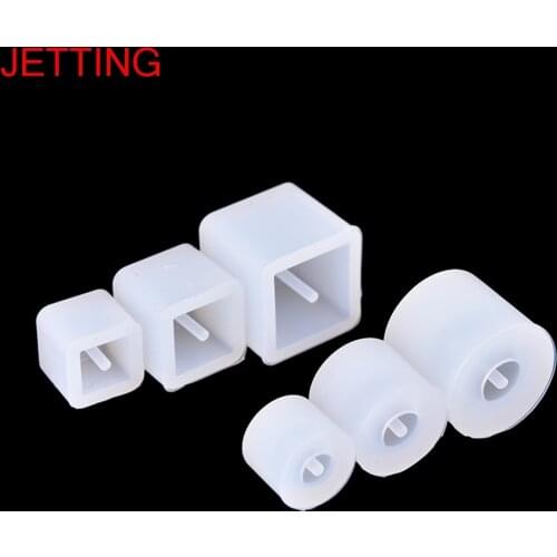 1 Pcs Hot Sales DIY Silicone Mold Transparent Necklace Beads Pendant with Hanging Hole Making Fashion Jewelry