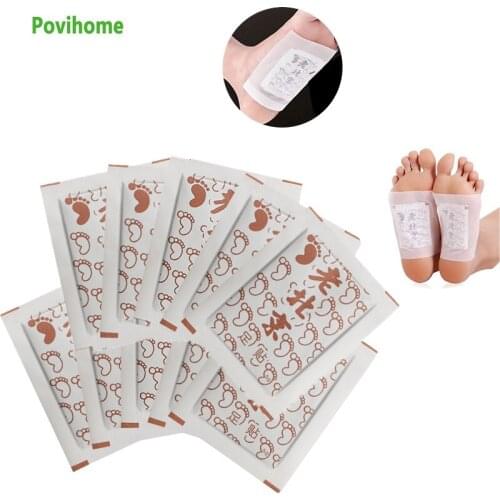 10pcs Wormwood Health Foot Patch Pads Body Detox Nourishing Repair Feet Care Relax Improve Sleep Slimming Sticker