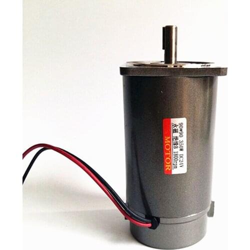 350W permanent magnet Round shaft type DC motor,DC12V 24V 220V 1800 rpm Micro DC motor,170X90mm 350W DC motor,J18186