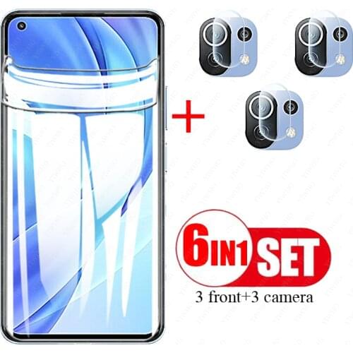 6 in 1 Hydrogel Film On For Xiaomi 11 Lite Screen Protector Xiaomi 11 Lite 5G 6.55inch Camera Lens Protective Film Not Glass