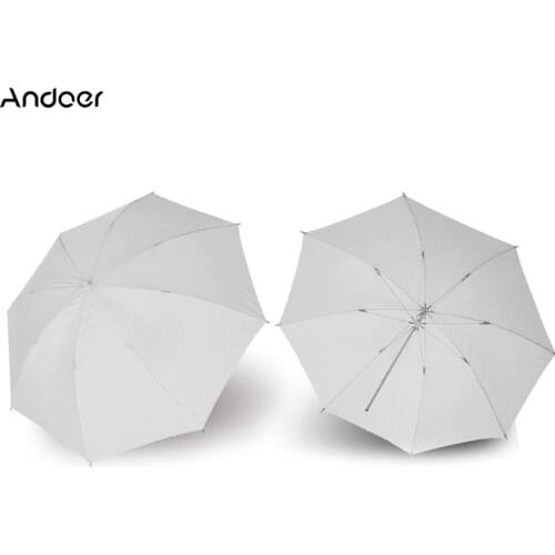 Photo Studio Accessories 33in / 83cm Studio Flash Translucent White Soft Umbrella for All Studio Flash