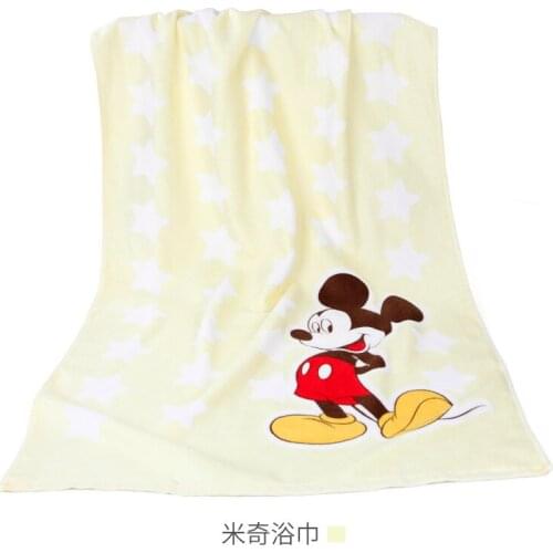 Disney Minnie Mickey Donald Duck cotton bath towel cloak cartoon boys girls children baby kids bath towel beach towel 60x120cm