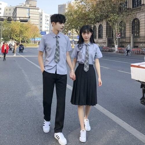 Basic Jk Uniform Sets 2021 Spring Summer Japanese College Style Pleated Jk Uniform Skirt Shirt Sets School Uniform Class Suit