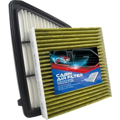 Bi-Trust Engine & Carbon Cabin Air Filter for 2017-2019 Honda CR-V 2.4L (2.4L Engine ONLY)