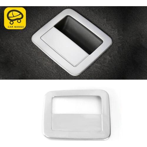 CARMANGO for Volkswagen VW Atlas Teramont Car Styling Trunk Spare Handle Panel Cover Trim Frame Sticker Interior Accessories