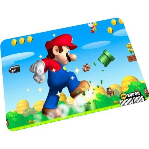 Super Marie Animal Print Door Mat Kitchen Carpet Living Room Hallway Bathroom Entrance Non-slip Floor Mat Home Decor