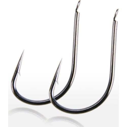 DYGYGYFZ 30pcs Black A Hook with Barb Tough Wear-resistant Hook Competitive Fishing Hook Hook