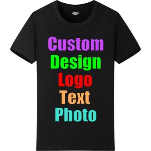 Customize your picture, LOGO male modal thin section high elastic loose loose casual round neck short sleeve T-shirt top
