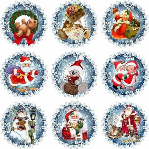 HUACAN Full Square Drill Diamond Painting 5d Christmas Wall Art Decor DIY Diamond Embroidery Santa Claus Home Decor Kits